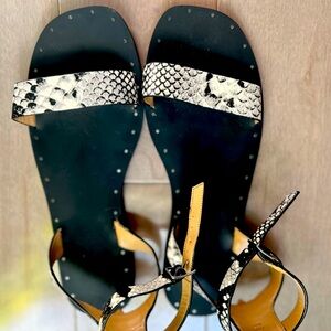 Snake Skin Banana Republic Sandals